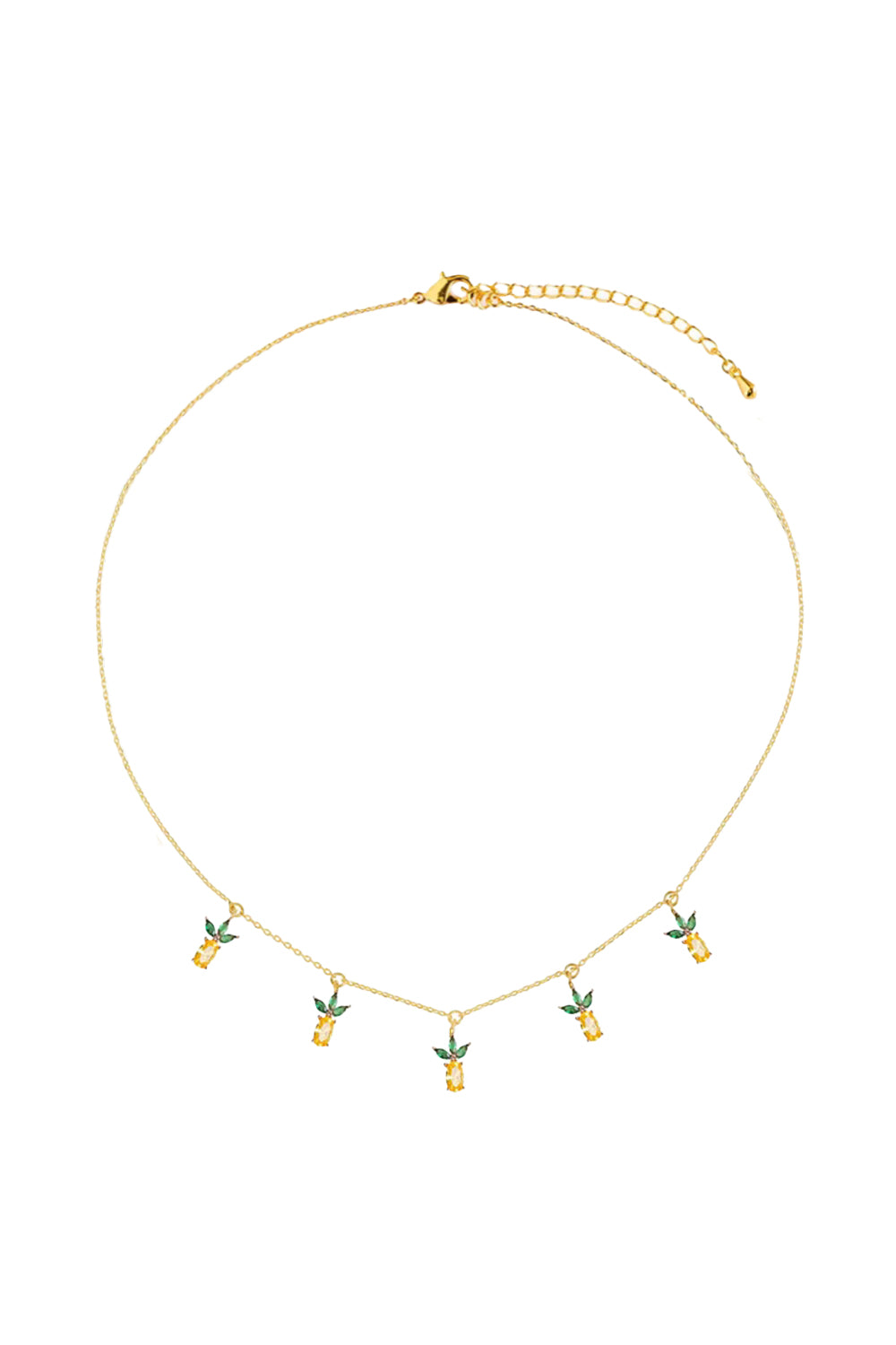 Load image into Gallery viewer, Pineapple Charm Necklace
