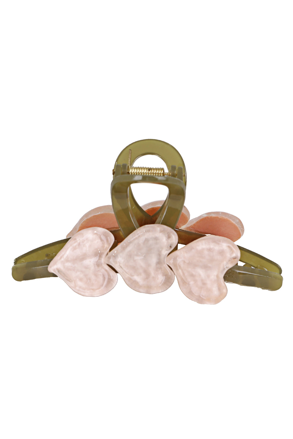 Load image into Gallery viewer, Resin Hair Claw Clip 3 Pink Heart
