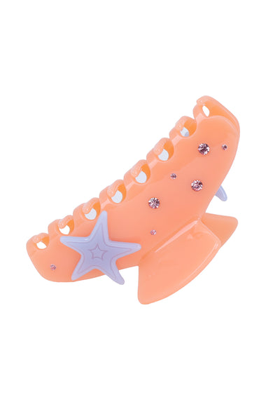 Starry Coral Hair Claw Clip