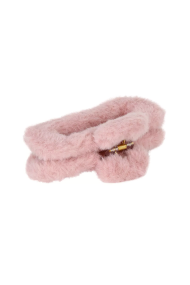 Soft Straight Claw Clip Dusky Pink