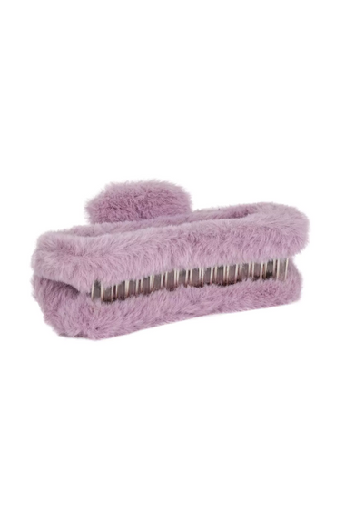 Soft Straight Claw Clip Lilac