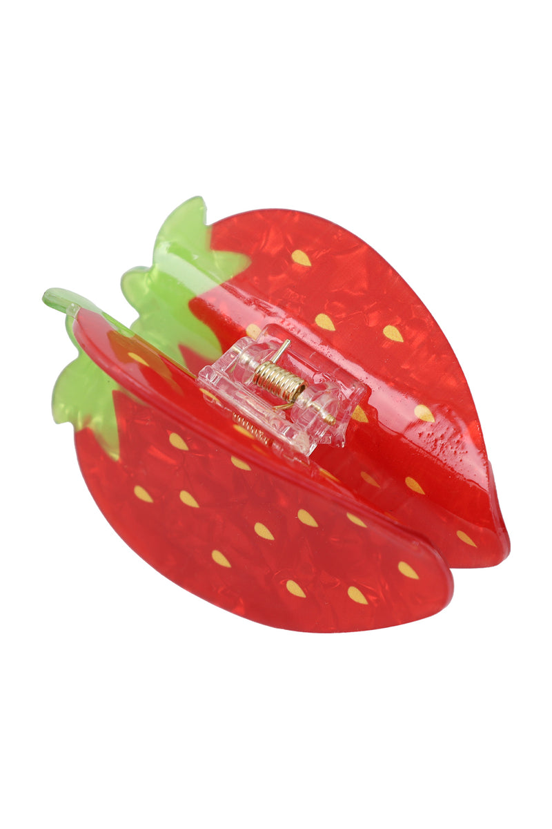 Strawberry Acrylic Hair Clip