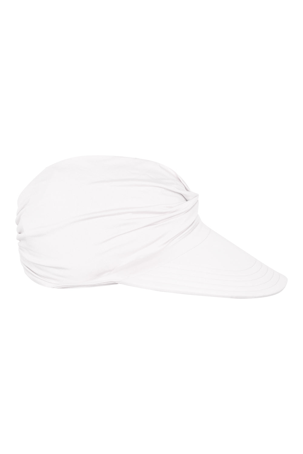 Load image into Gallery viewer, Twist Turban Sun Cap White
