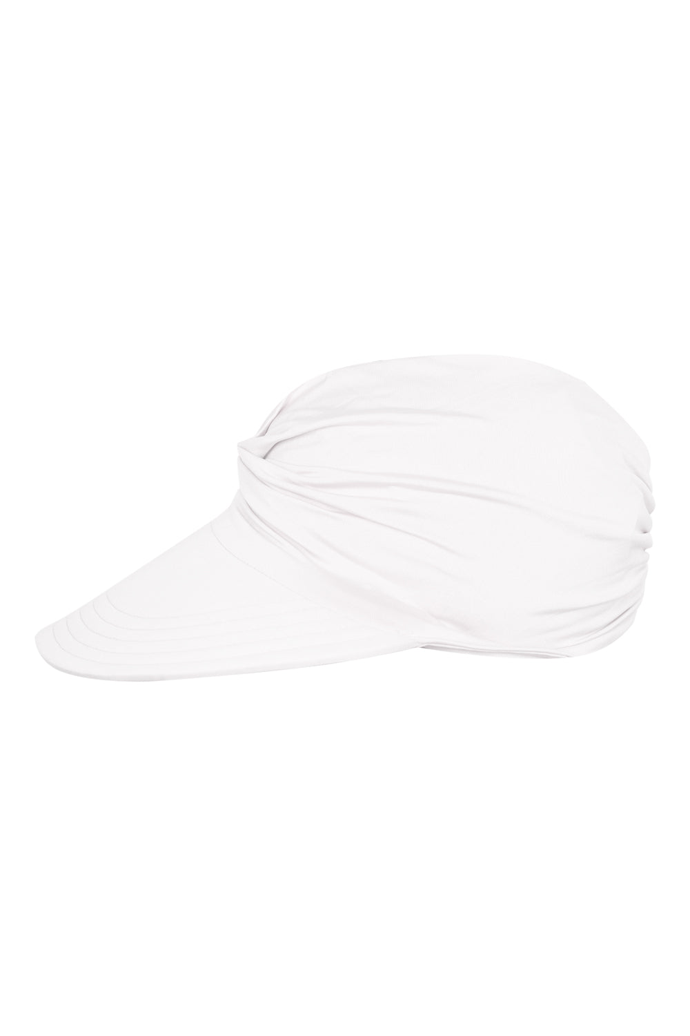 Load image into Gallery viewer, Twist Turban Sun Cap White
