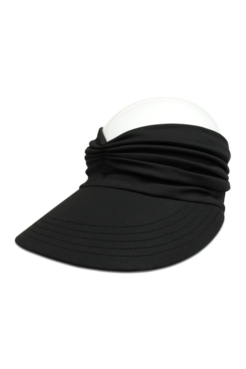 Load image into Gallery viewer, Twist Turban Sun Cap Black
