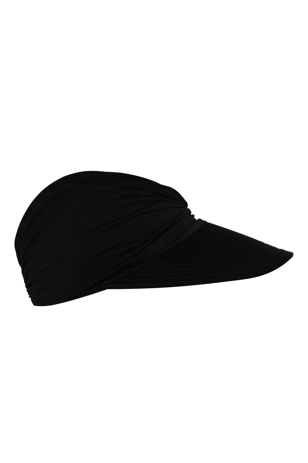 Load image into Gallery viewer, Twist Turban Sun Cap Black
