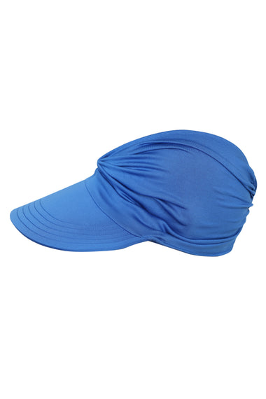 Twist Turban Sun Cap Blue