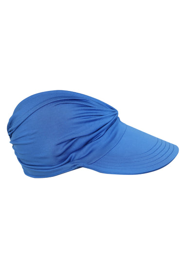 Twist Turban Sun Cap Blue