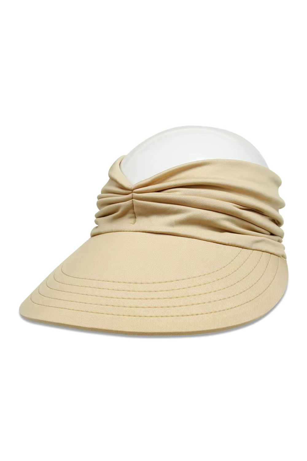 Load image into Gallery viewer, Twist Turban Sun Cap Cream
