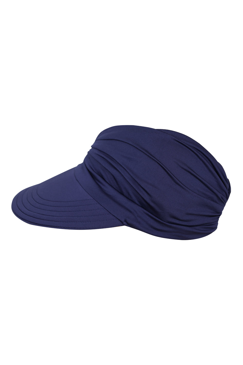 Load image into Gallery viewer, Twist Turban Sun Cap Navy Blue
