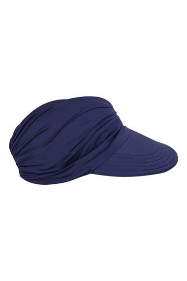Twist Turban Sun Cap Navy Blue