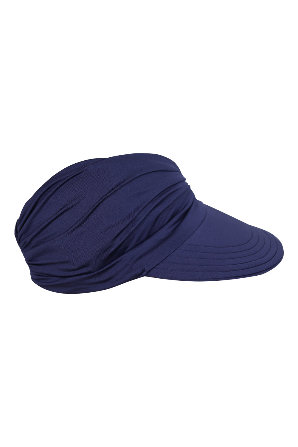 Load image into Gallery viewer, Twist Turban Sun Cap Navy Blue
