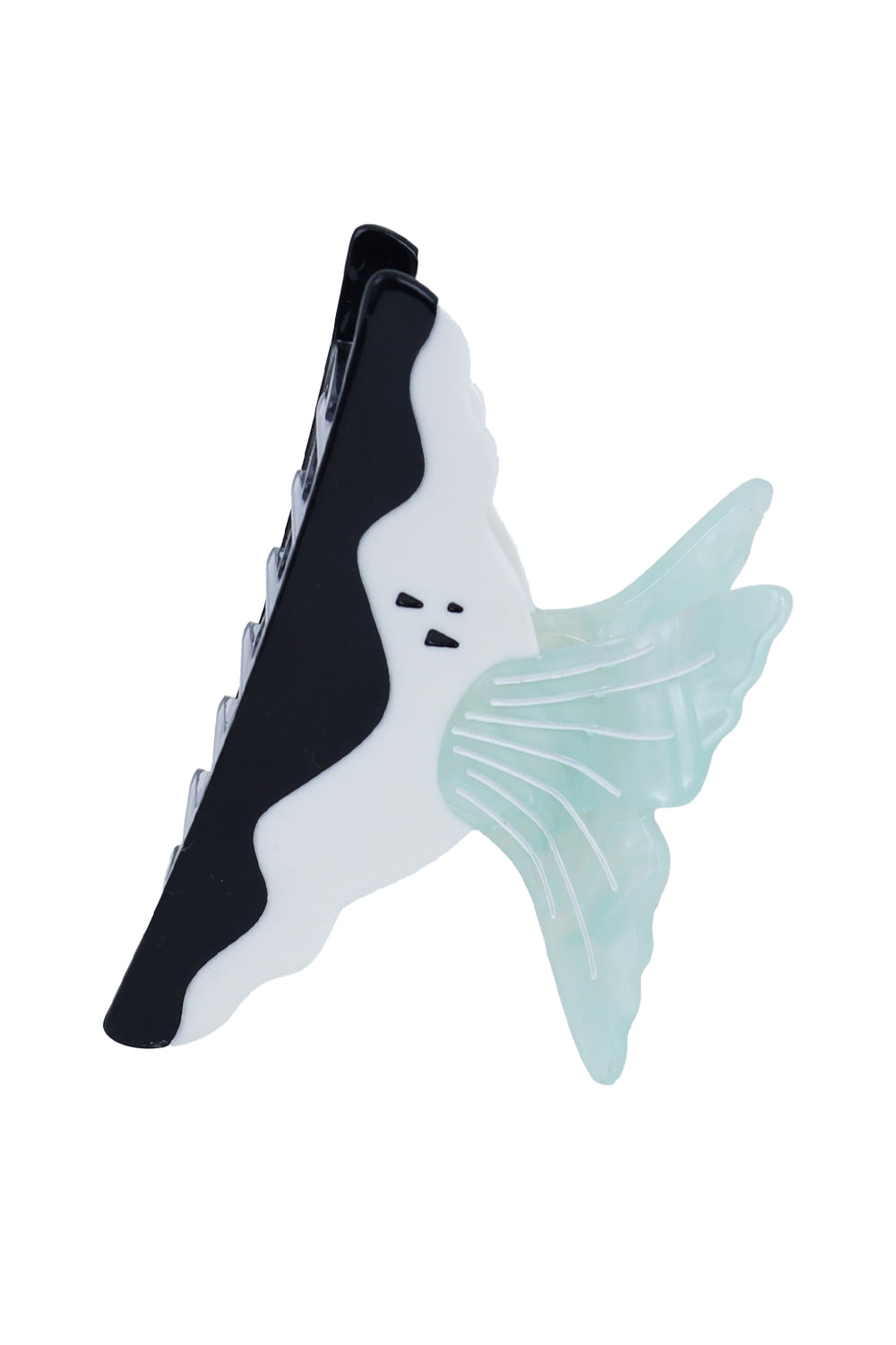 Load image into Gallery viewer, Whale Tail and Ocean Mountain Hair Claw Clip
