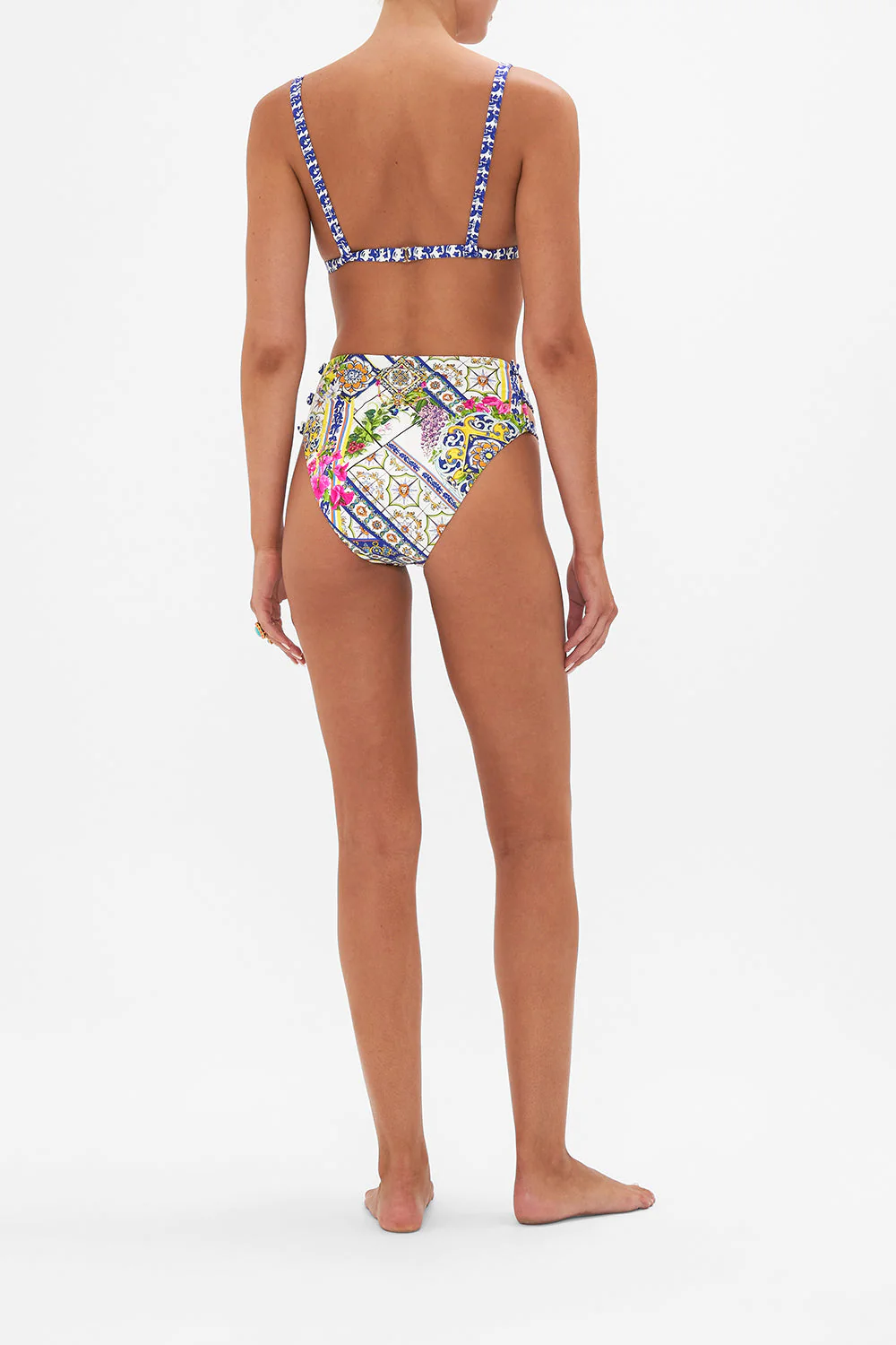 High Waist Pant With Button Detail Amalfi Amore