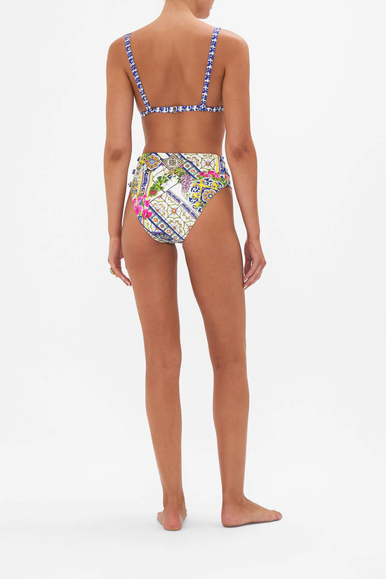 High Waist Pant With Button Detail Amalfi Amore