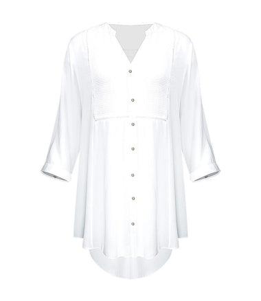 Solid Soft Chemise White - Cover Up