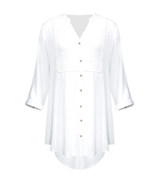Solid Soft Chemise White