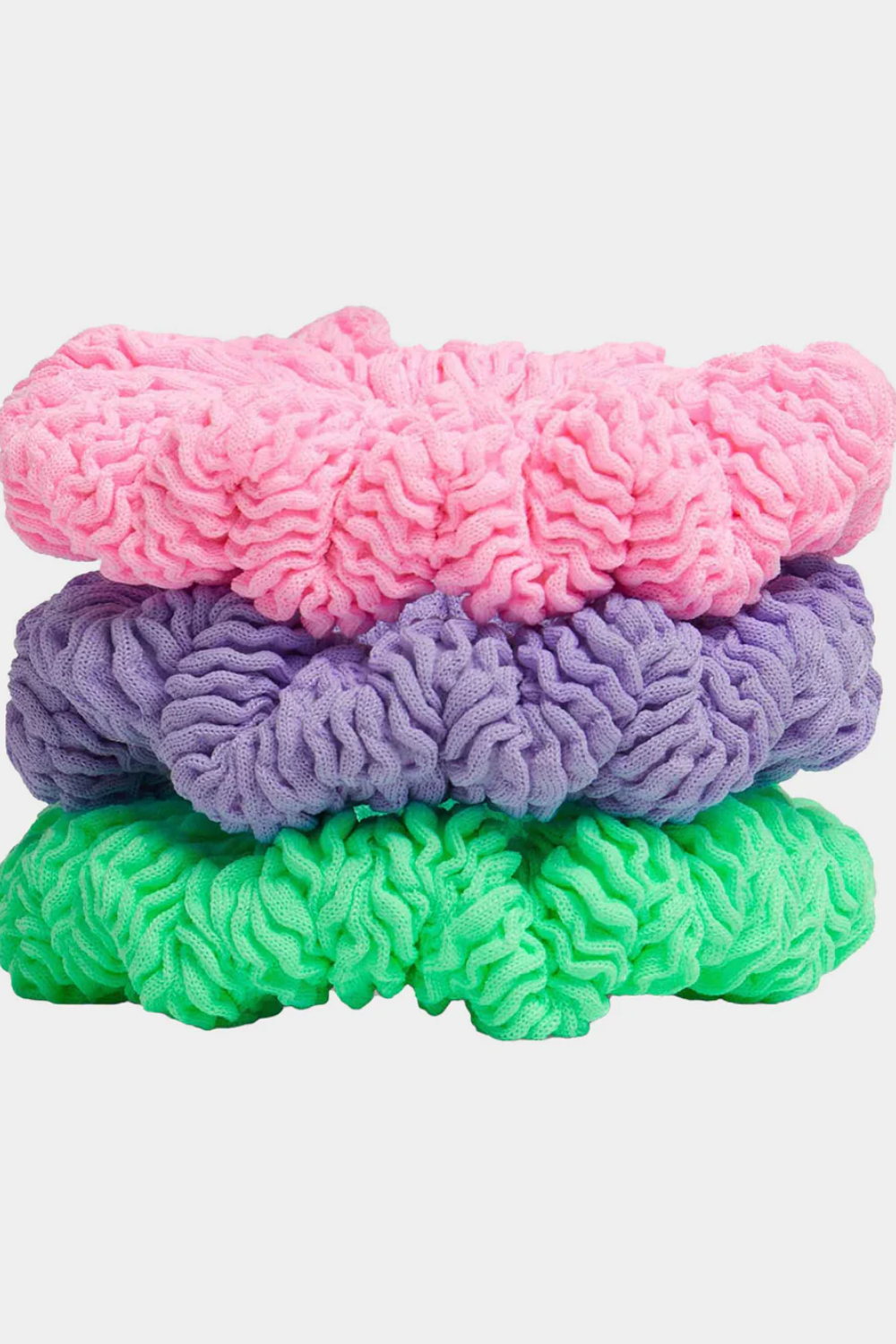 Load image into Gallery viewer, 3 Pack Scrunchie Bubblegum/Lilac/Lime
