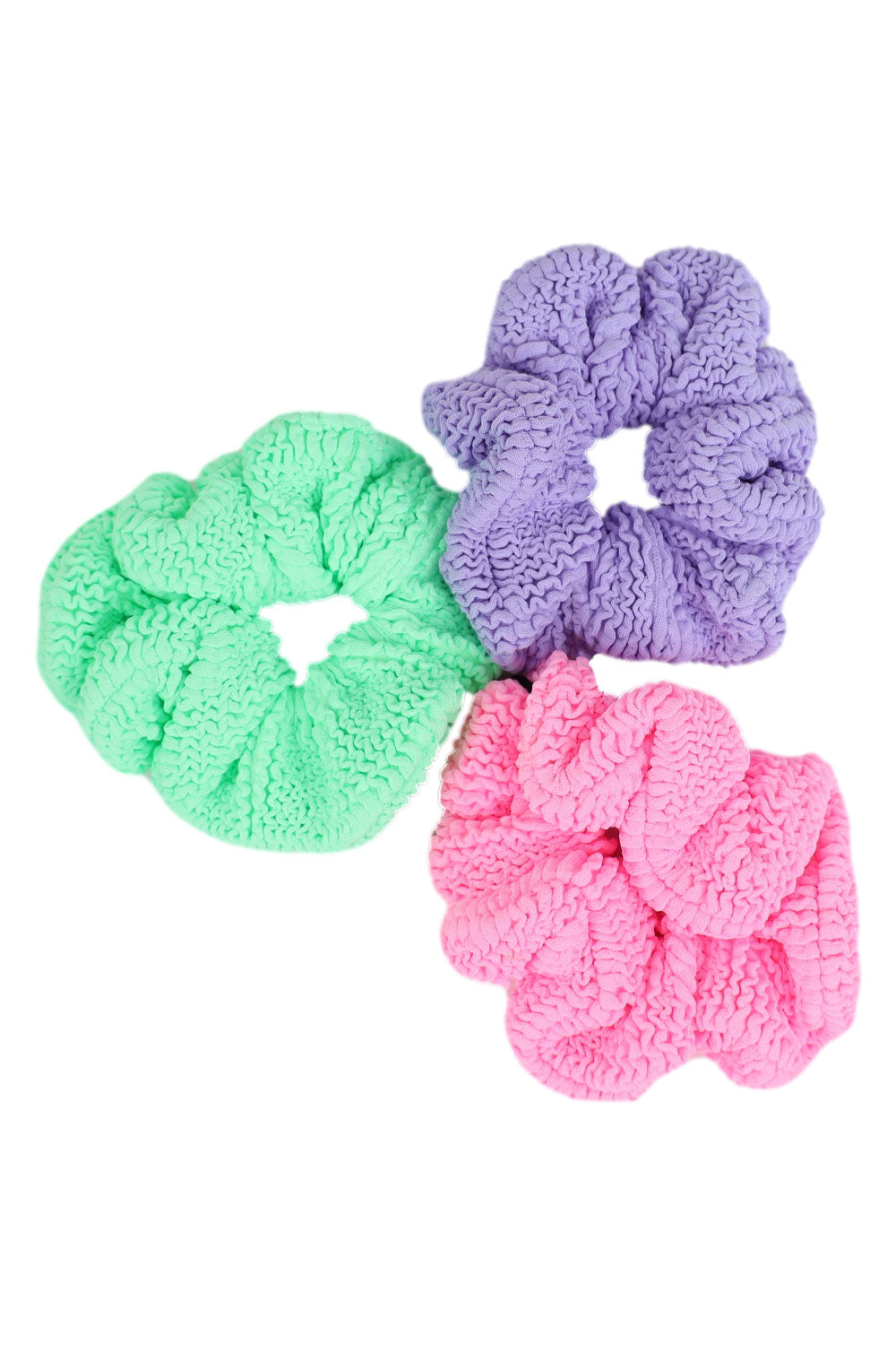 Load image into Gallery viewer, 3 Pack Scrunchie Bubblegum/Lilac/Lime
