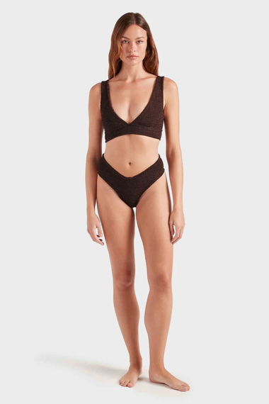 Angel Bikini Metallic Chocolate
