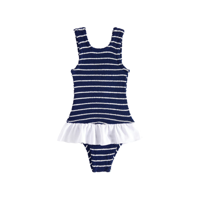 Baby Denise One Piece Navy/White Stripe