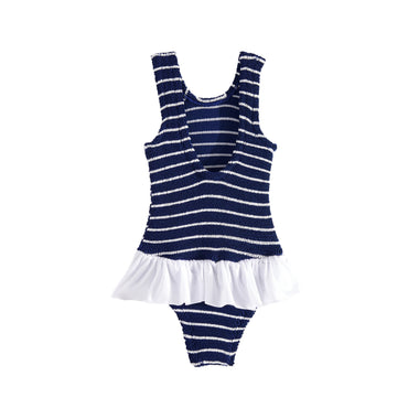 Baby Denise One Piece Navy/White Stripe - ONE SIZE - Baby One-Pieces