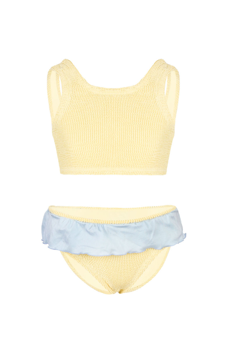 Baby Duo Olive Bikini Butter/Metallic Ice Blue