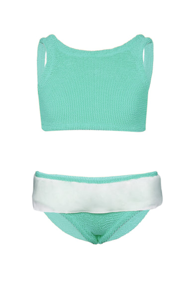Baby Olive Bikini Metallic Mint