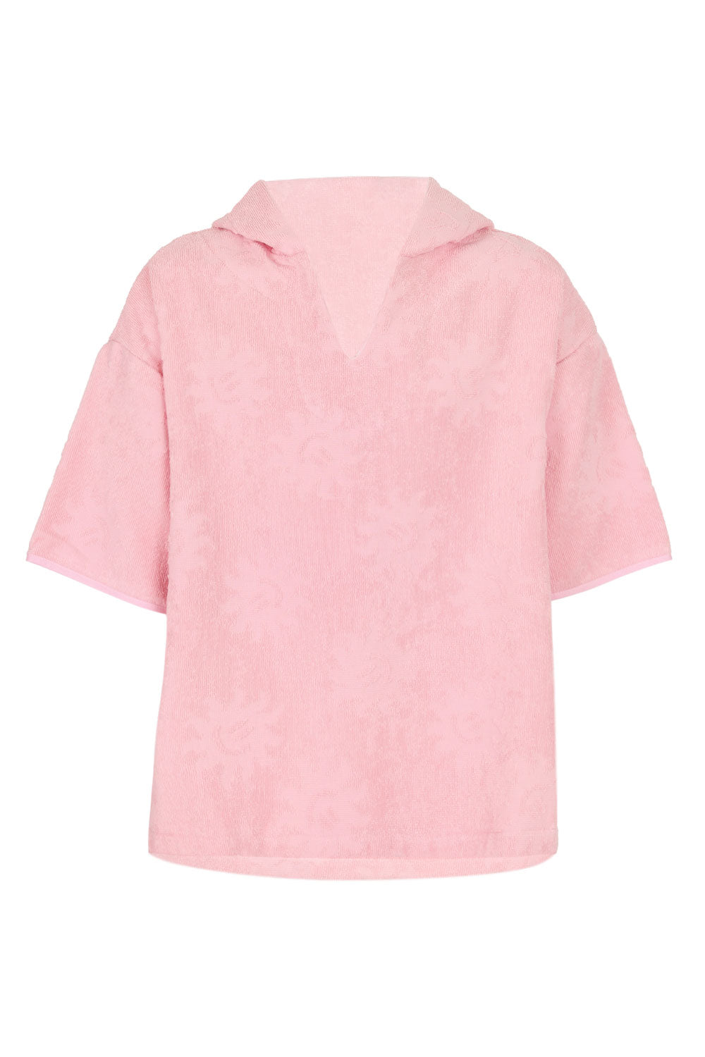 Load image into Gallery viewer, Baby Sunny Pink Towelling Hooded Poncho
