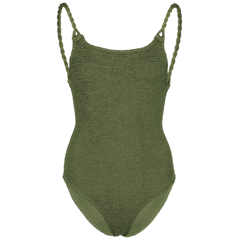 Camille One Piece Metallic Khaki