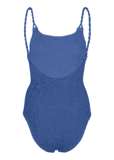 Camille One Piece Metallic Denim