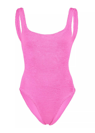 Classic Square Neck Swim Candy Pink