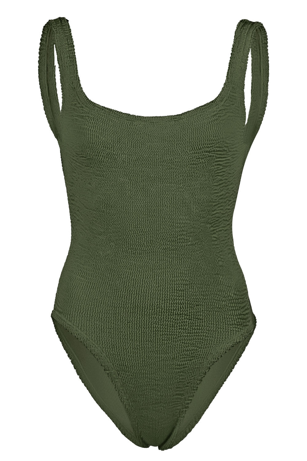 Load image into Gallery viewer, Classic Square Neck Swim Metallic Khaki
