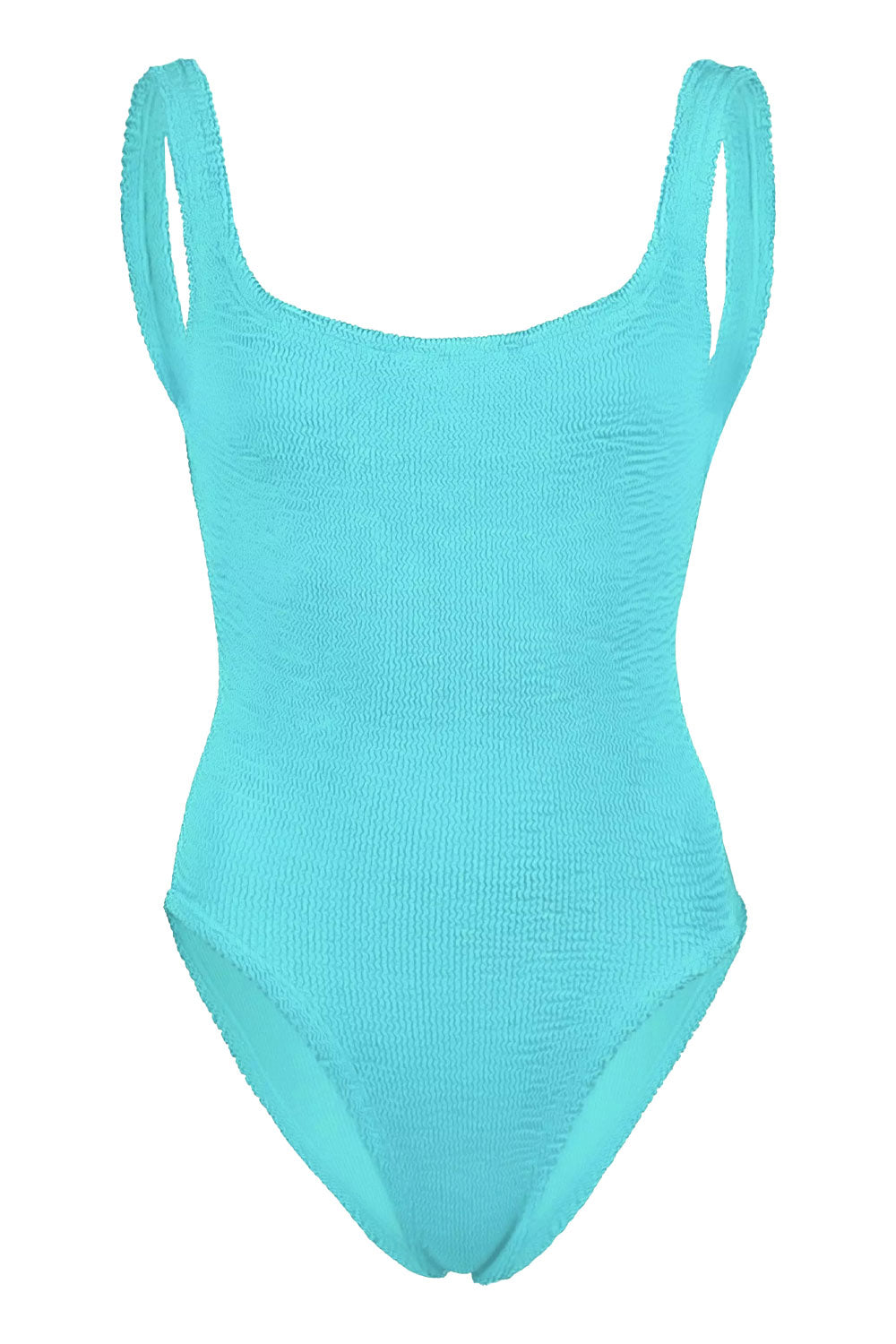 Load image into Gallery viewer, Classic Square Neck Swim Aqua
