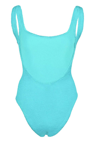 Classic Square Neck Swim Aqua