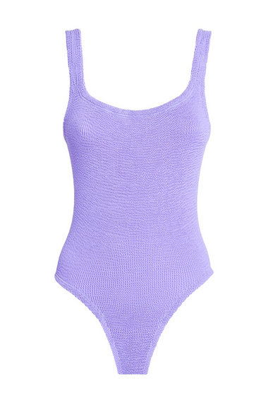 Classic Square Neck Swim Lilac