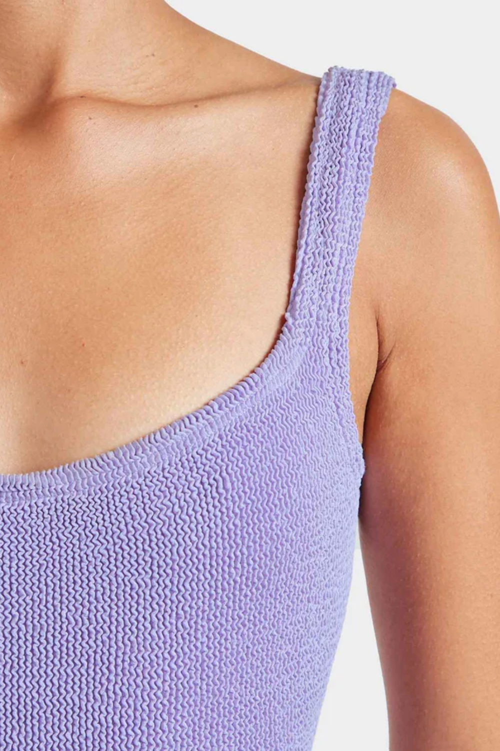 Load image into Gallery viewer, Classic Square Neck Swim Lilac
