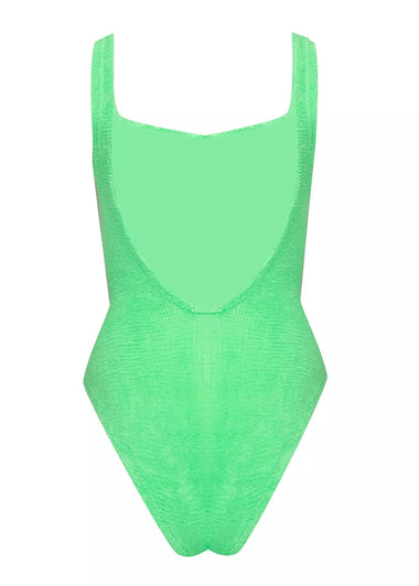 Classic Square Neck Swim Lime