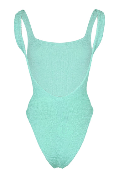 Classic Square Neck Swim Metallic Mint