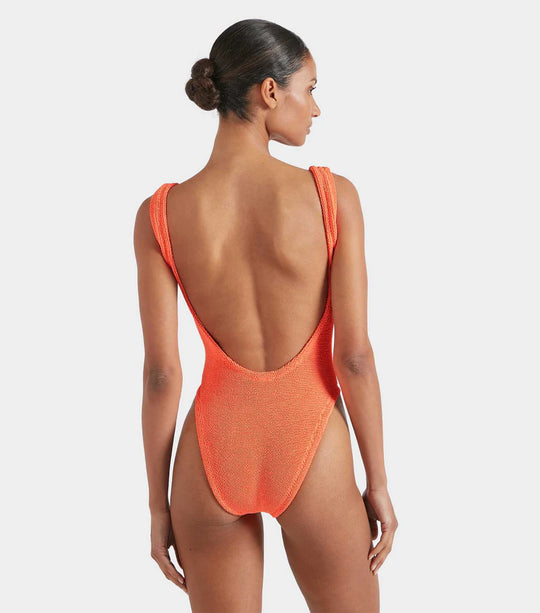 Classic Square Neck Swim Orange