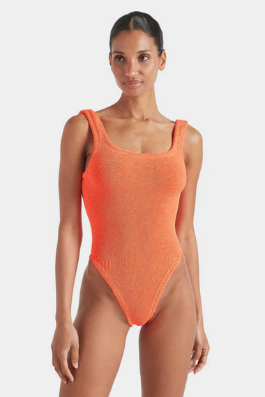 Classic Square Neck Swim Orange