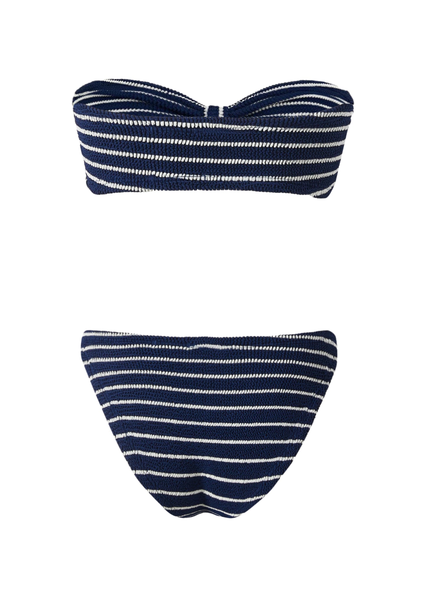 Load image into Gallery viewer, Coverage Jean Bikini Navy/White - ONE SIZE - Bikini
