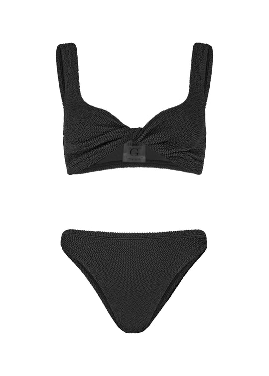 Coverage Juno Bikini Black - ONE SIZE - Bikini