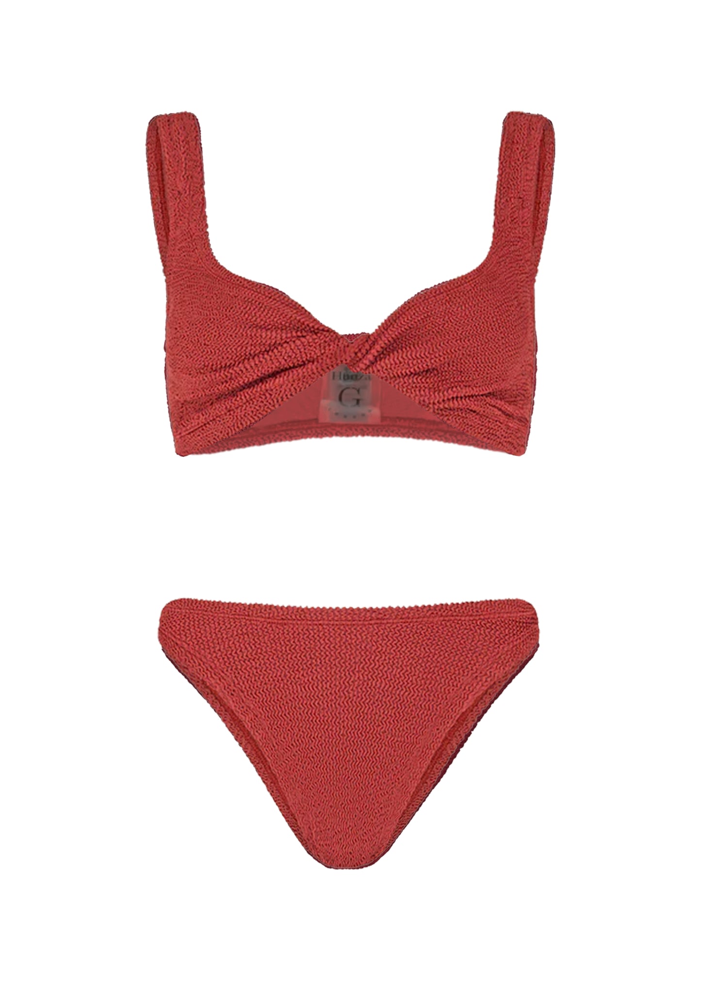Load image into Gallery viewer, Coverage Juno Bikini Metallic Rosewood - ONE SIZE - Bikini
