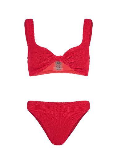 Coverage Juno Bikini Red