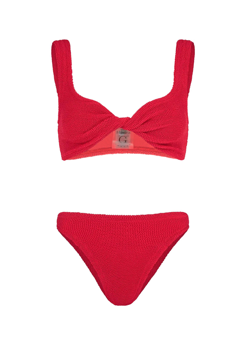 Coverage Juno Bikini Red