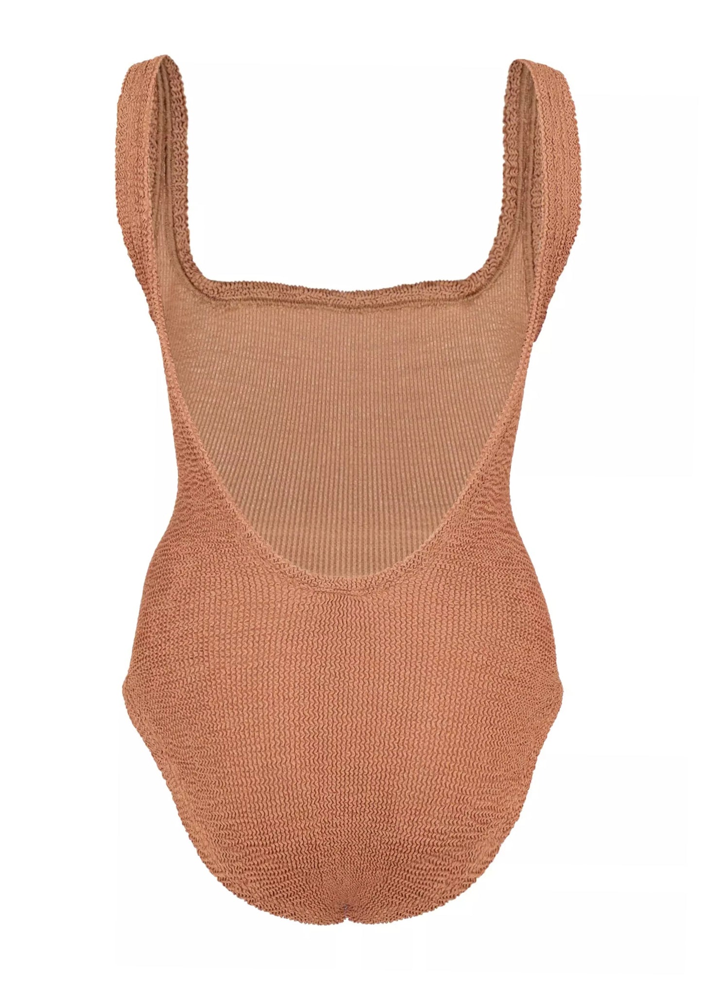 Load image into Gallery viewer, Coverage Square Neck Swim Metallic Cocoa
