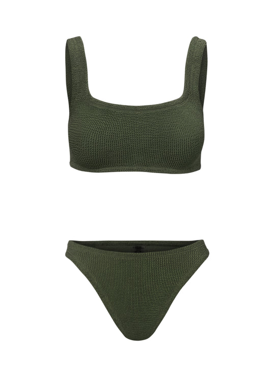 Coverage Xandra Bikini Metallic Khaki - ONE SIZE - Bikini