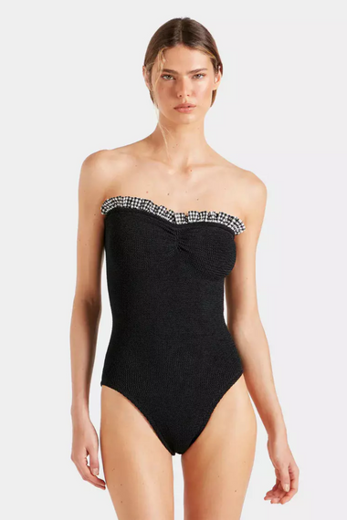 Dolly Swim Black Gingham