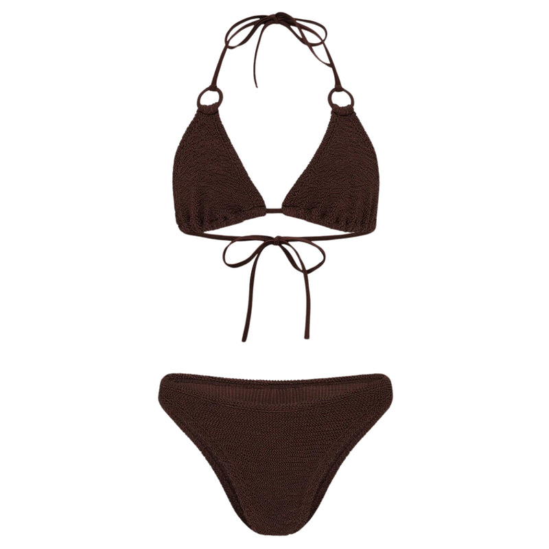 Eva Bikini Metallic Chocolate
